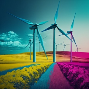 wind turbine landscape